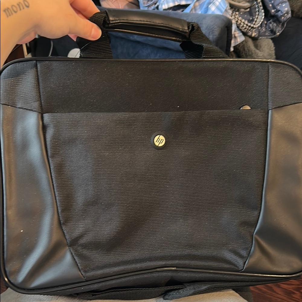 HP Black Men's Laptop Bag